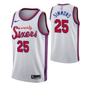 sixers white jersey